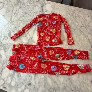 Sweetheart Print Kids Pajama Set